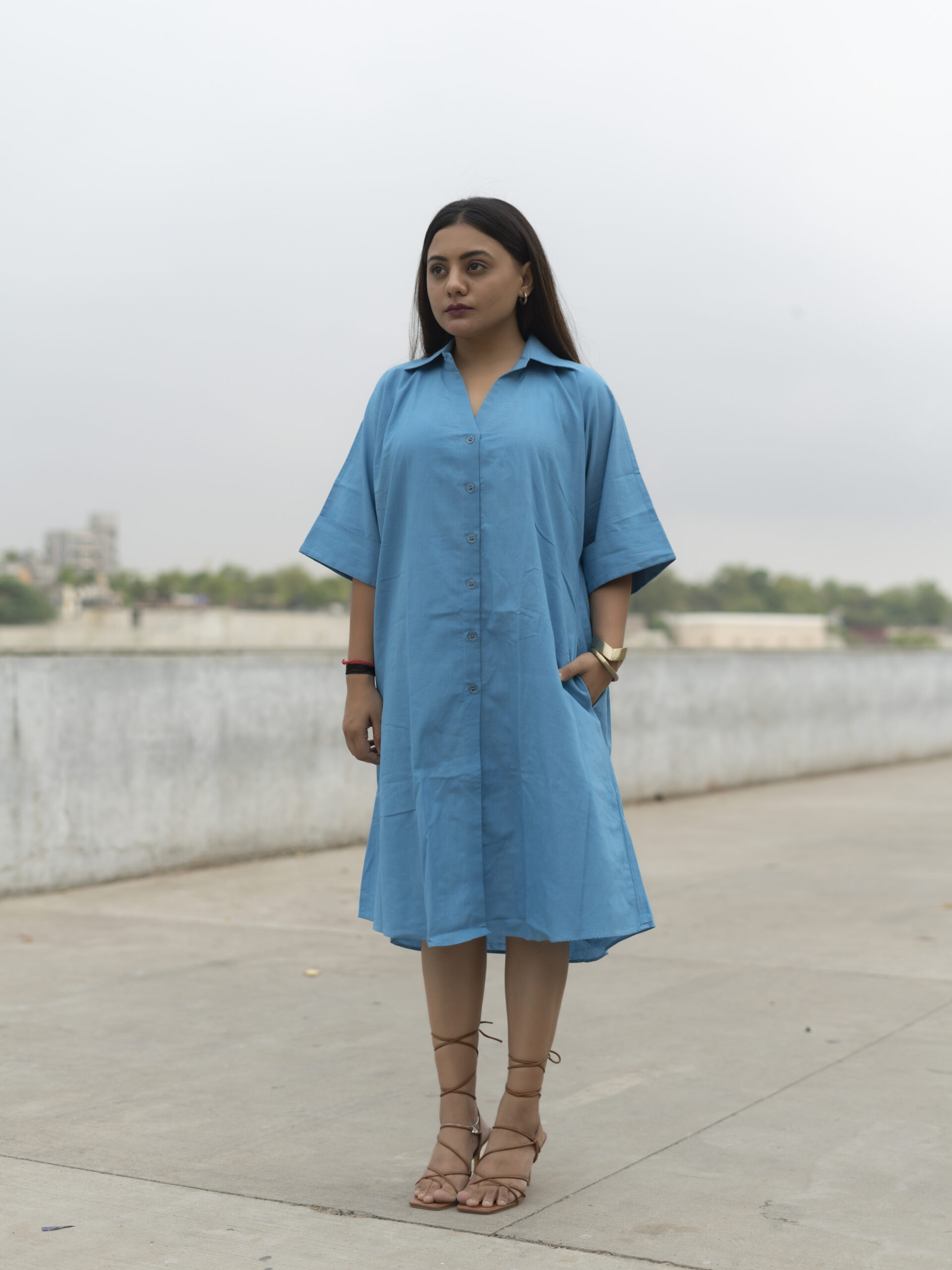 The Sora Shirt Dress